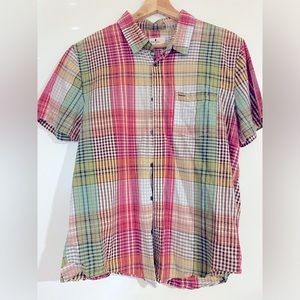 Penny Stock Plaid Button Up